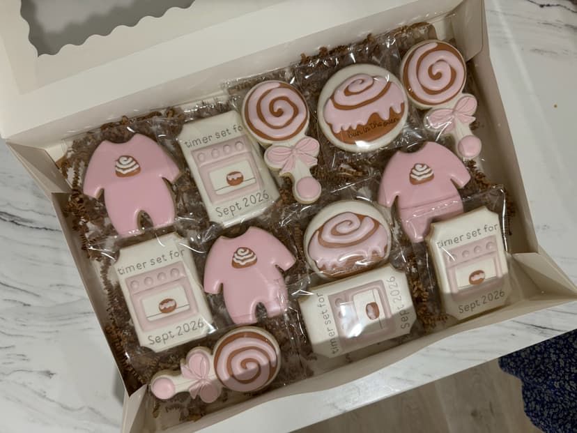 Announcement with cookies