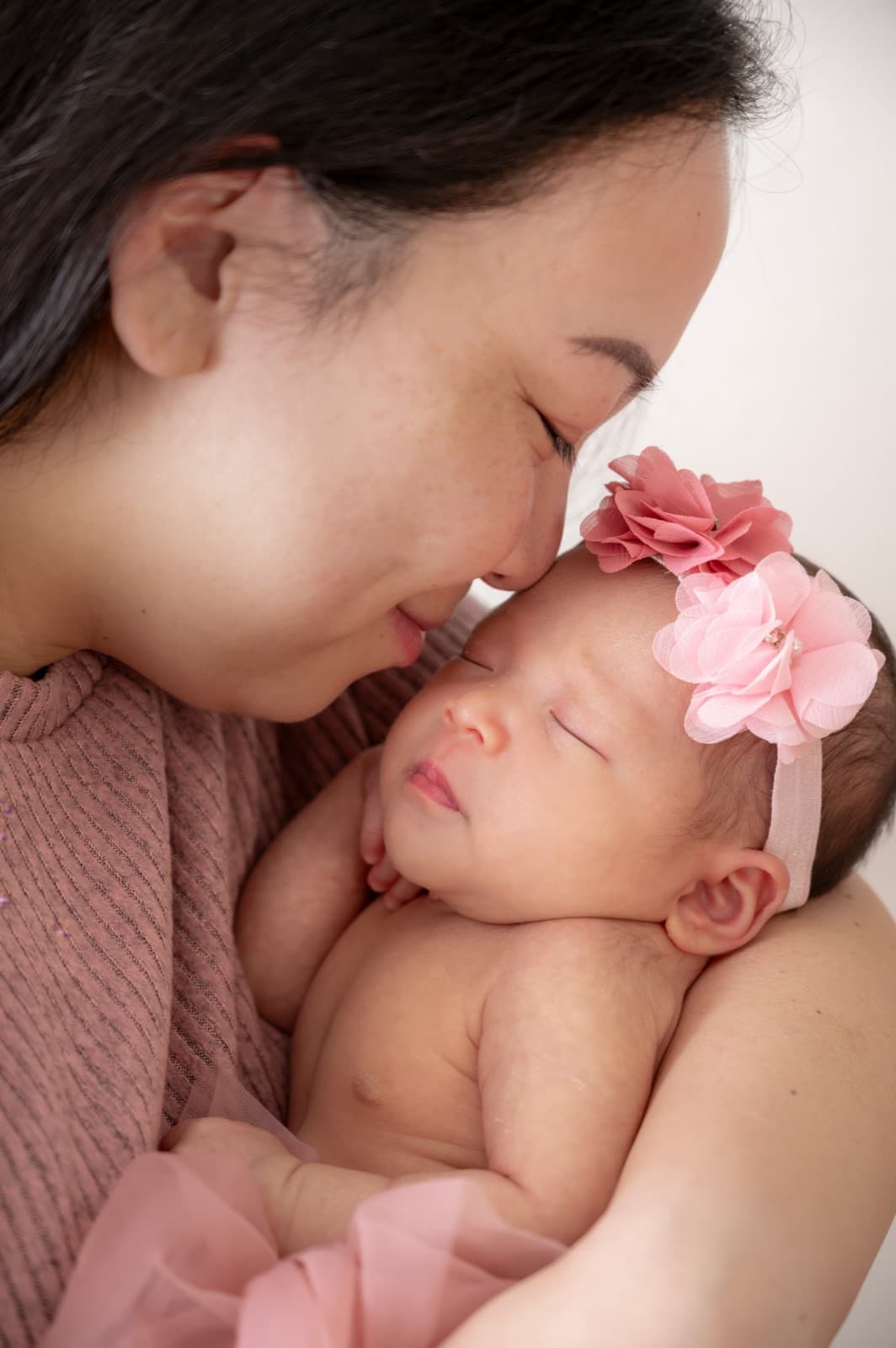 A mother's kiss