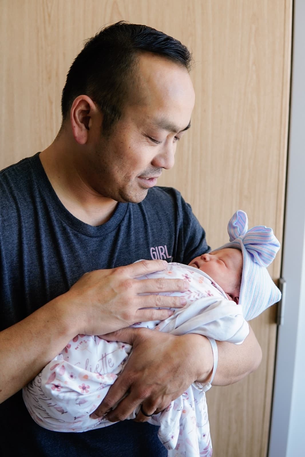 Dad's sweet hold