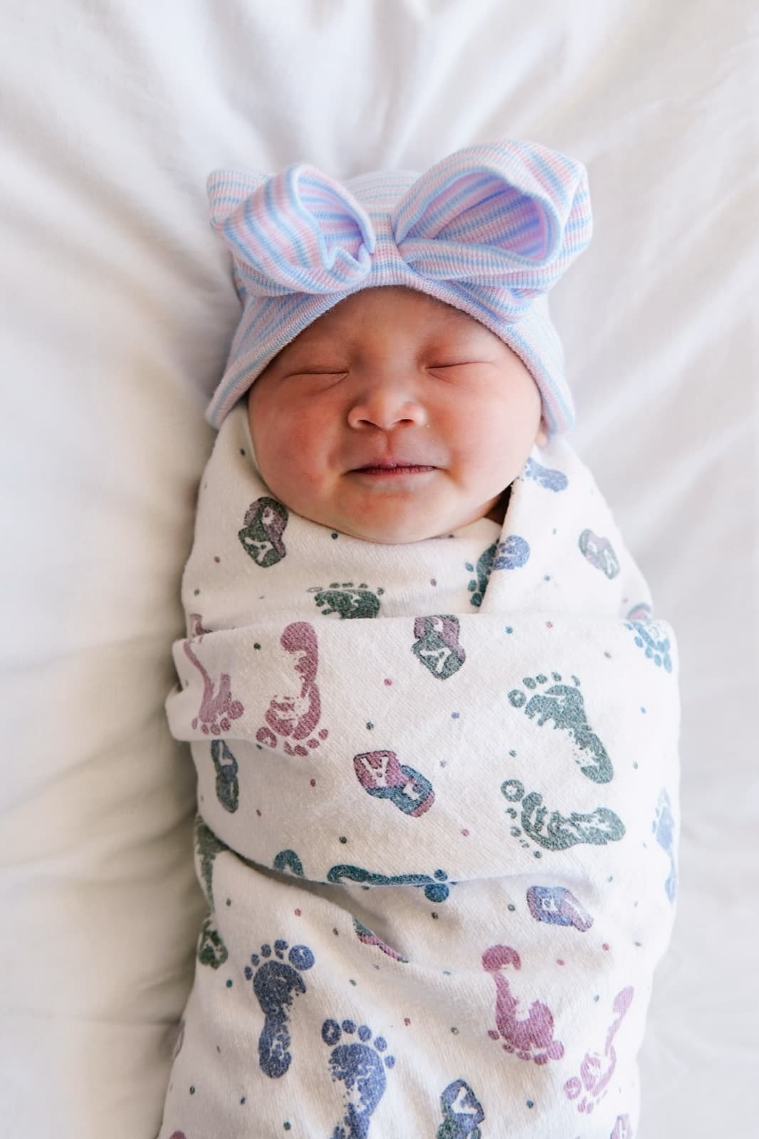 Footprint swaddle